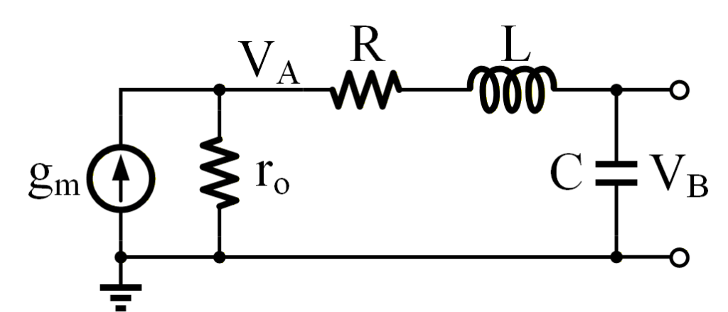 图 18：设计实例中电路对应的等效电路模型